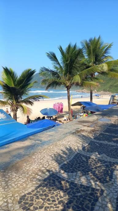 Apto Praia Do Tombo Guaruja Bagian luar foto